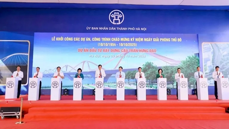 Bản đồ quy hoạch và tiến độ khởi công cầu Trần Hưng Đạo Hà Nội