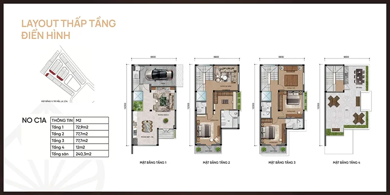 ICONIA LAKESIDE - Liền kề Mipec 54 Tố Hữu