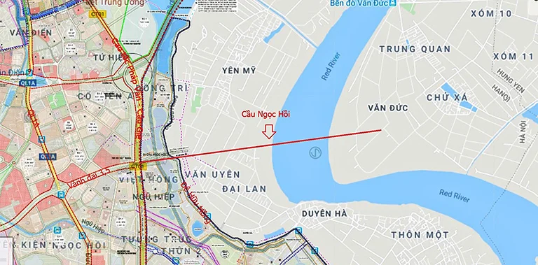 Toàn cảnh dự án cầu Ngọc Hồi và cập nhật tiến độ mới nhất